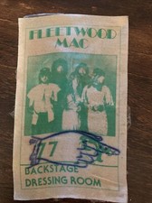 Fleetwood Mac 1977 backstage vestidor pase