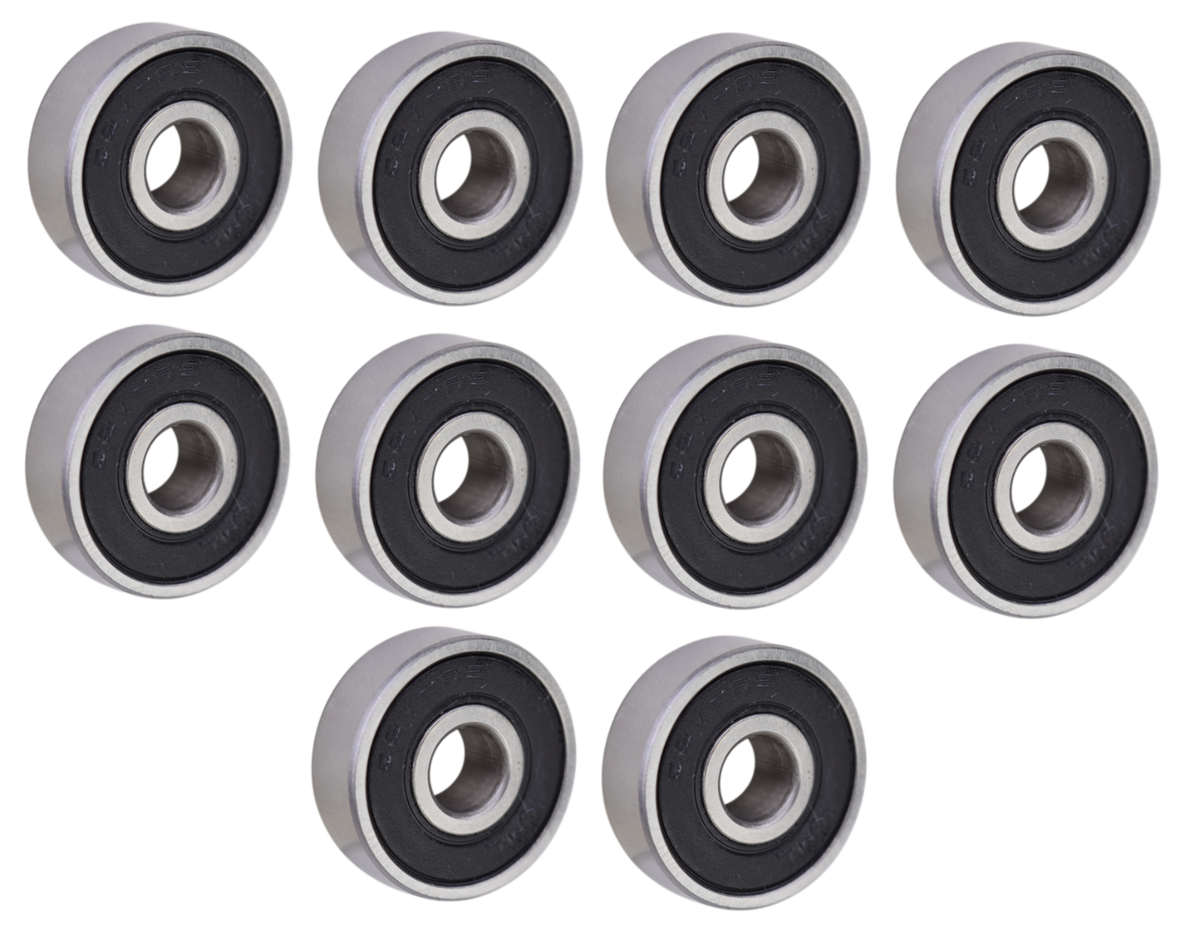 Lot De 10 Roulements à Billes 627Z 7x22x7 Mm - Double Blindage Radial - Neuf En Boîte