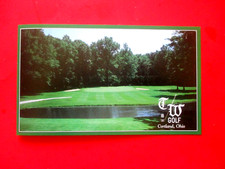 vtg - Golf Scorecard - TAMER WIN GOLF COURSE gc - Cortland OH