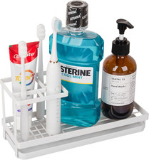 Toothbrush Holders for Bathrooms, Carbon Steel Tooth Brushing Holder Electric To