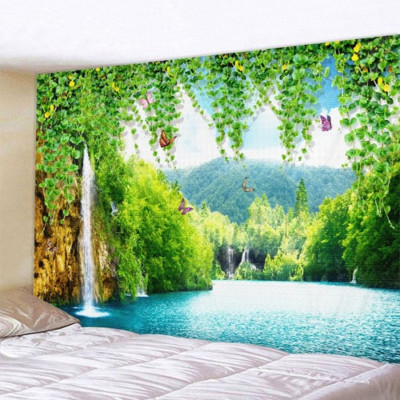 Beautiful Natural Scenery Printed Wall Tapestry  Wall Hanging Bohemian Art Decor