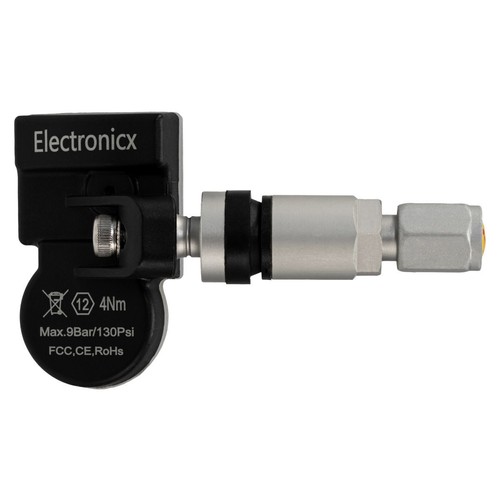 4 Tire Pressure Sensors RDKS Sensors Metal Valve Silver for Dodge Ram Series DS/ - Picture 2 of 12