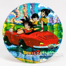Retro Dragon Ball Z 8" Round Foil Menko JAPAN ANIME MANGA