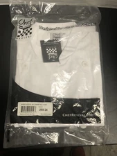 Chef Revival J005-2X Knife & Steel White Short Sleeve Jacket