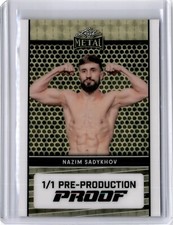 Marketplace image: 2024 Leaf Collective Metal Superfractor Proof Nazim Sadykhov 1/1 (B74) MMA