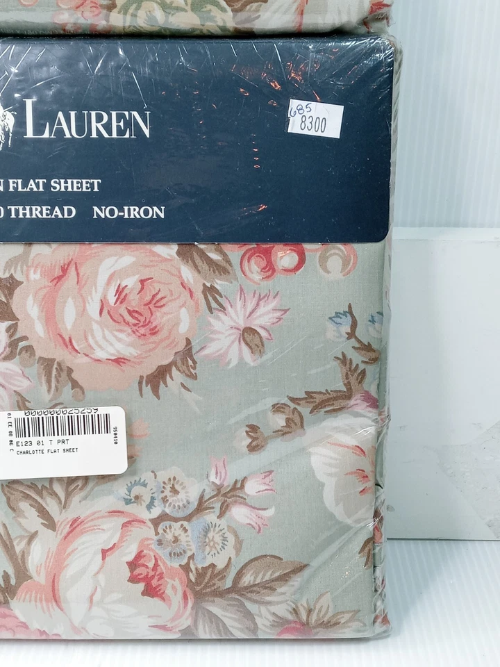 Ralph Lauren Charlotte IV Sábana Plana Doble Verde - De Colección/Nueva Sellada  Foto 4 de 4