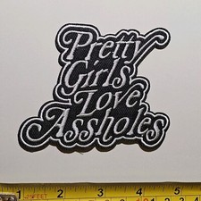 PRETTY GIRLS LOVE LOL FUNNY JOKE LOLOL P108 PATCH BADGE SEWON EMBROIDERY CREST