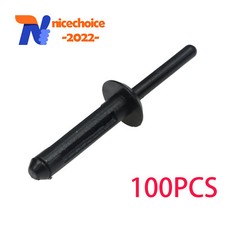 100pcs Black Nylon Blind Rivets For Ford Explorer Sport Trac 2001-2005 14063981