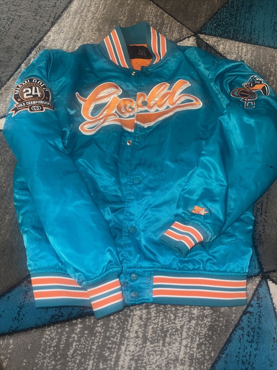 マイアミ・ドルフィンズ スターター ジャケット 古着 90年代 スターター Starter PRO LINE NFL MIAMI DOLPHINS