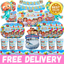 CoCo Melon Birthday Party Decorations Disposable Tableware Cup Plate Tablecloth