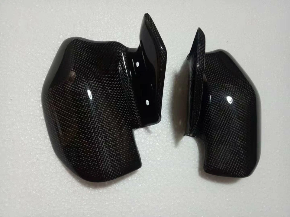 Protector de escape para Ducati Monster 600 620 750 900ie oscuro 00-06 fibra de vidrio de carbono Foto 4 de 4