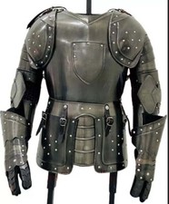 Medieval Knight Suit of Armor 18G Steel Armor Half body suit Gothic LARP Cosplay