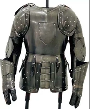 Medieval Knight Suit of Armor 18G Steel Armor Half body suit Gothic LARP Cosplay