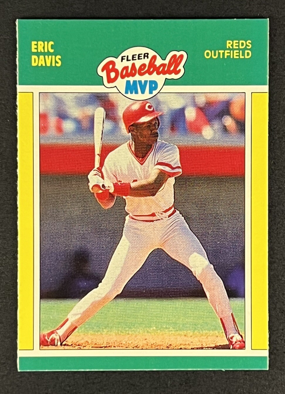 Eric Davis 1989 Fleer Baseball MVPs #9 of 44 Cincinnati Reds