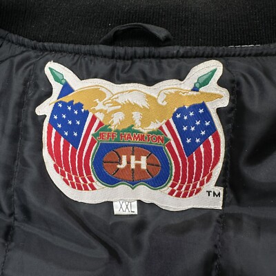 NBA Jacket All Teams Patches Jeff Hamilton Vintage SIZE 2XL 90s