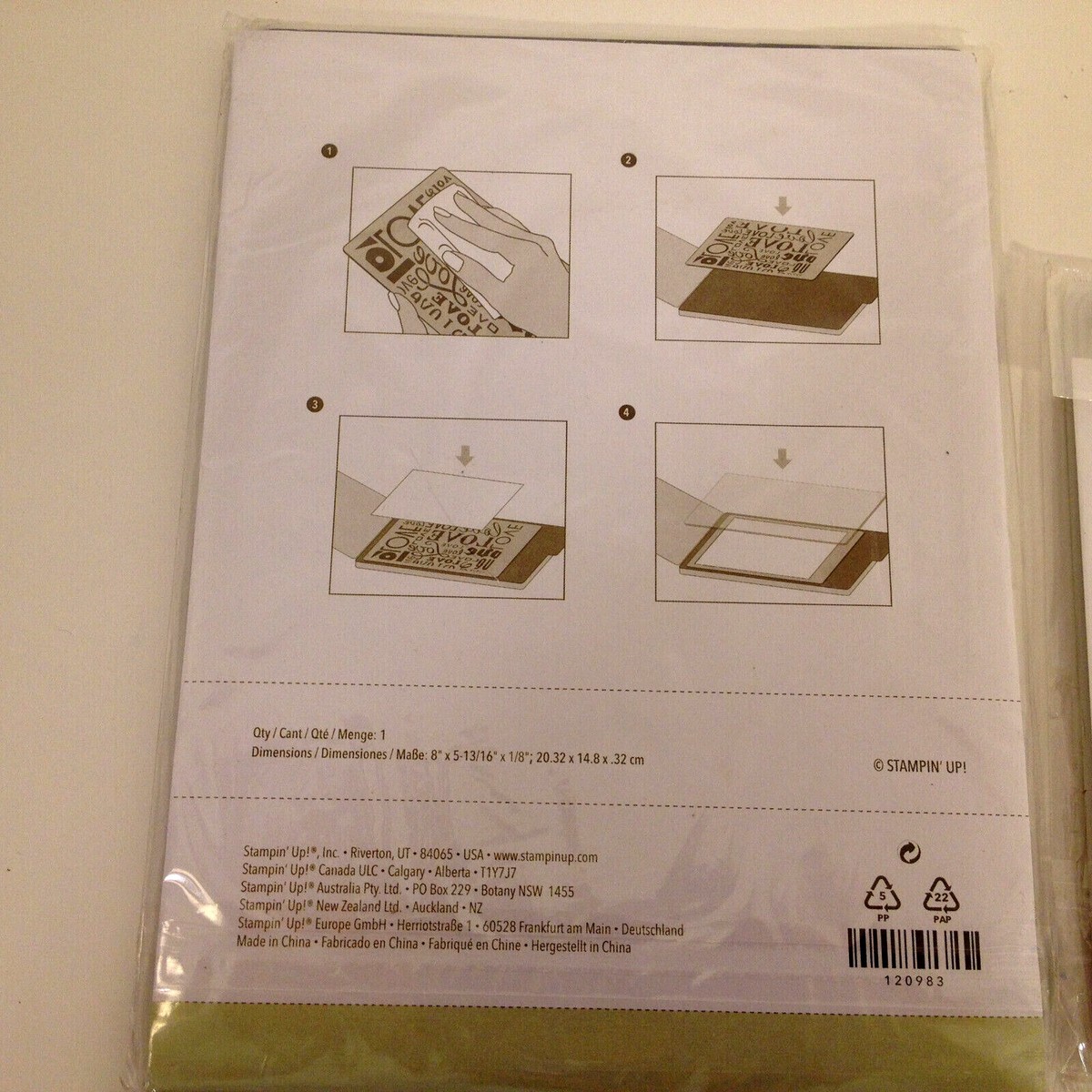 4 Sets) Stampin Up Sizzix Big Shot 120983,119277,123130
