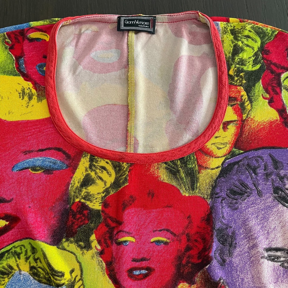 GIANNI VERSACE Pop Art print Marilyn Monroe James Dean t