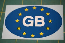 1 EU GB CAR STICKER