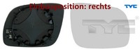 TYC 337-0037-1 Spiegelglas FüR AußEnspiegel Rechts FüR Seat FüR VW
