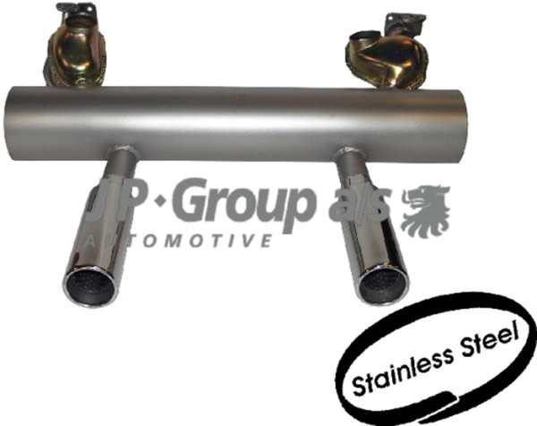 JP Group SportschalldäMpfer Jopex 8120802100 Edelstahl Doppelendrohr FüR VW 15-image