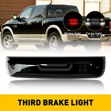 For 2009-18 DODGE RAM 2500 3500 1500 SMOKE LED 3RD THIRD BRAKE LIGHT CARGO LAMP
