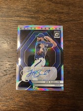 2022 Panini Donruss Optic - The Elite Series Signatures Joe Barlow #ESS-JB (AU,