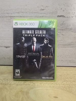 Ultimate Stealth Triple Pack (Xbox 360, 2015) Thief Hitman Absolution Deus Ex 