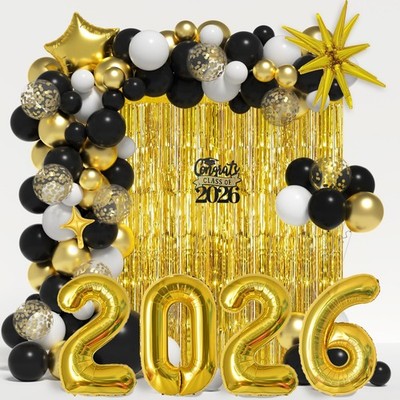Graduation Balloon Garland Arch Kit for Graduation Decorations Class of 2026 ...