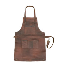 Full Grain Leather Apron Carpenter Woodworking Craftsman Apron