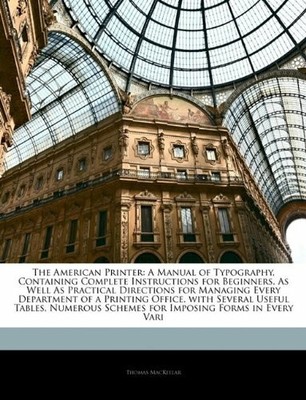 Mackellar, T: AMER PRINTER Buch Nabu Press