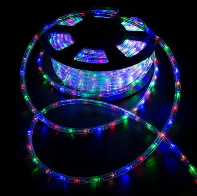 Wonline Outdoor 100 ft. 110-Volt Plug-In Multi-Color Light LED Lights Rope Light