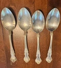 Cambridge by Gorham Sterling Silver (4)  Serving Spoons 8 1/2" MJB Monogram