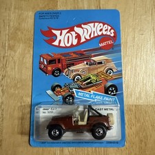 1980's Hot Wheels Jeep CJ-7 Metalflake Brown w/ BW MOC No. 3259