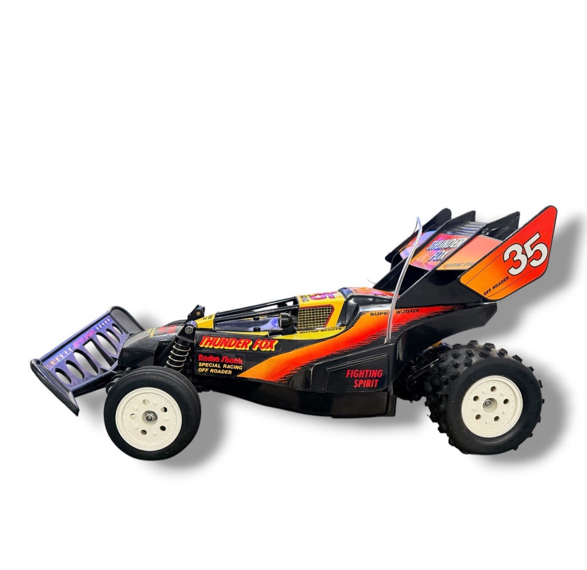 THUNDER FOX ラジコンバギー Vintage Radio Shack Thunder Fox RC Car 60-4099 Boxed Tested w