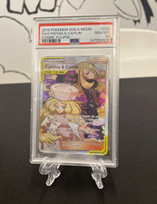 Pokemon TCG Sm-Cosmic Eclipse Cynthia & Caitlin 228/236 Full Art Holo PSA 10 on eBay