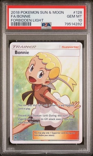 PSA 10 - SM Forbidden Light - Bonnie - 128/131 - Full Art Ultra Rare