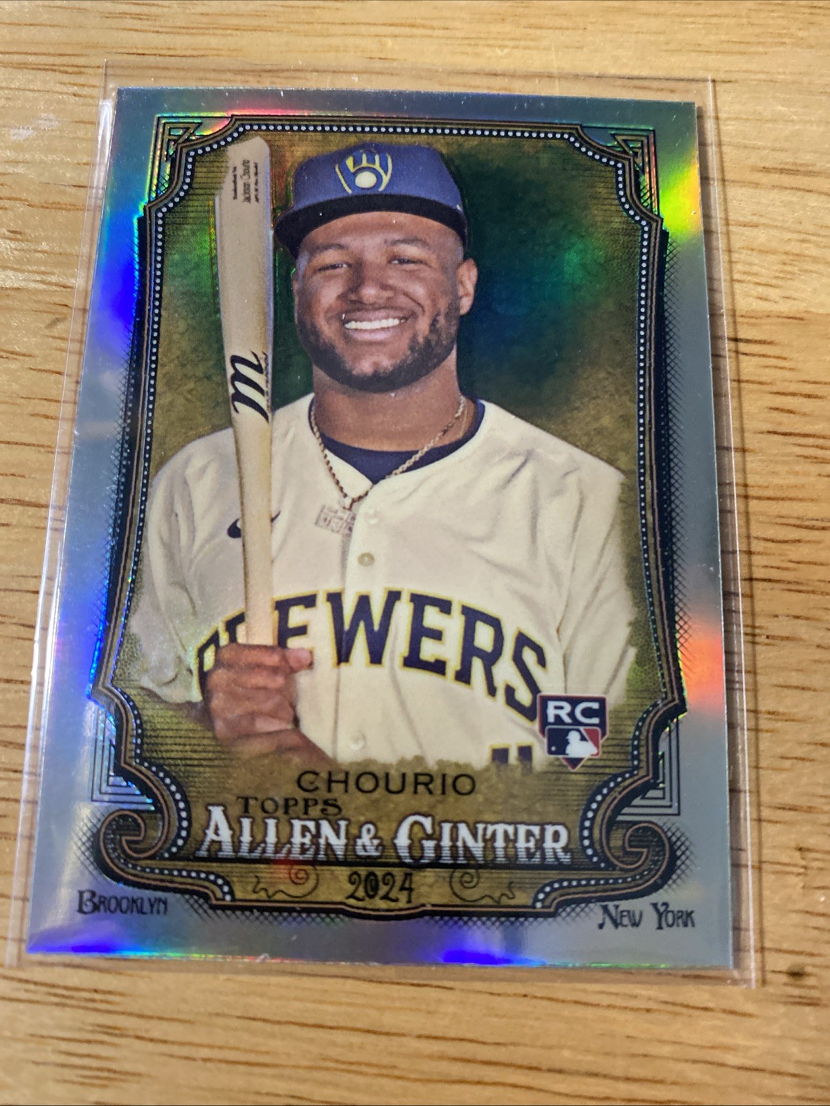 2024 Topps Allen & Ginter - Chrome Jackson Chourio #276 Refractor (RC)