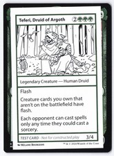 Teferi, Druid of Argoth S Mystery Booster 2 Playtest Cards NM