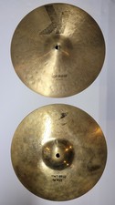13" Zildjian K/Z Hi Hat Cymbals, 876/1476 gr, Block Letter 90's, Audio Demo