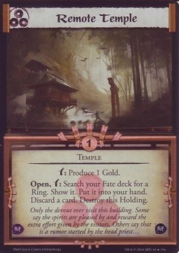 Remote Temple FOIL Ungraded L5R: The New Order