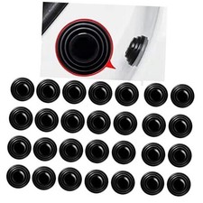 30PCS Car Door Shock Absorber Cushion Gasket Decoration Sticker Shock black