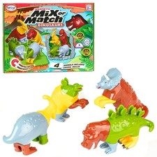 POPULAR PLAYTHINGS Magnetic Dinosaurs for Toddlers 1-3, Mix or Match Dinosaur To