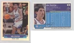 1999-00 Topps Chrome Refractor John Stockton #25 HOF