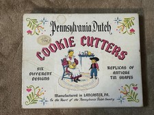 Vintage Pennsylvania Dutch Cookie Cutters, Se...