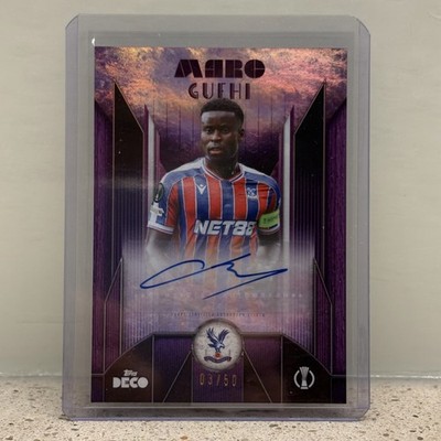 Topps Deco Marc Guehi Auto Purple /50 Crystal Palace UEFA 25/26