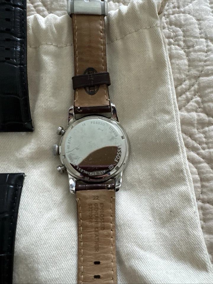 Men’s Fossil Townsman Watchw/ Navy Blue Dial  - Image 3 of 4