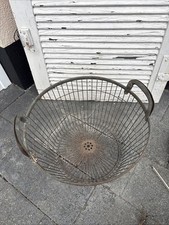 Alter Erntekorb Böco Metall  Kartoffelkorb Drahtkorb Landwirtschaft Frühling