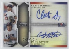2011 Bowman Sterling Dual Refractor 11/99 Clate Schmidt Cody Poteet Auto 0f8
