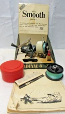 Vintage Zebco Cardinal 6 Spinning Fishing Reel Made In Sweden Extra Spoo G2U