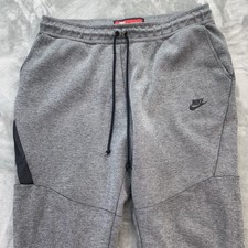 Nike Sportswear Tech Fleece Jogger Men XL Gray Sweatpants Drawstring 805162-091
